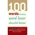 thumbnail image 1 of Pre-Owned 100 Words Every Word Lover Should Know (Paperback) 9780618551460, 1 of 1