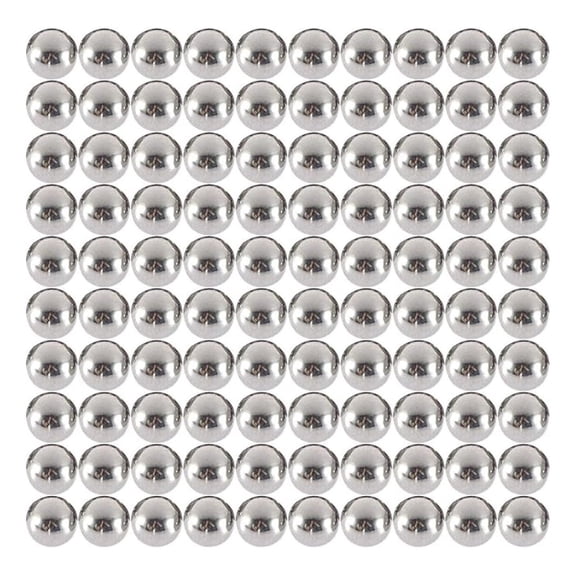 100 X Less Lethal .43 Cal Steel Bearing Balls 5.3 Grams Self Defense Less Lethal Practice Paintball