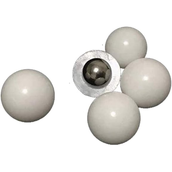 100 X Less Lethal .50 Cal Paintballs 4 Grams Solid PVC Steel Jaw Breaker Balls