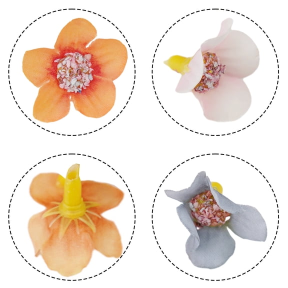 100 X Mini Silk Wreath Artificial Daisy Flowers Multicolor Heads Flower Hot Sale Smile Home