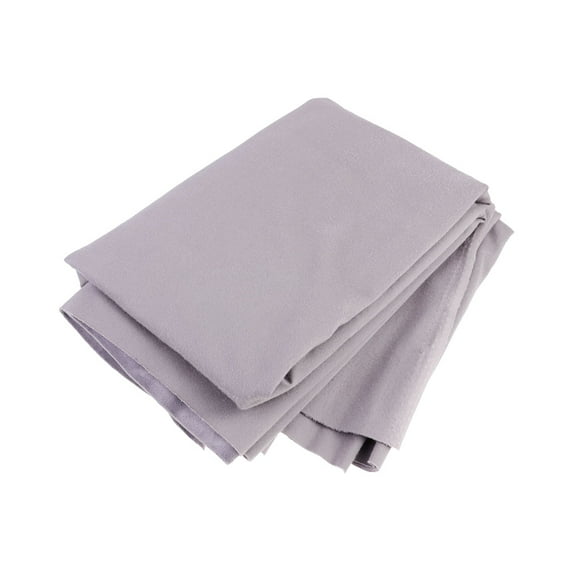 BESTOYARD DIY Flannelette Fabric Grey Comfortable and Fashionable for Crafting