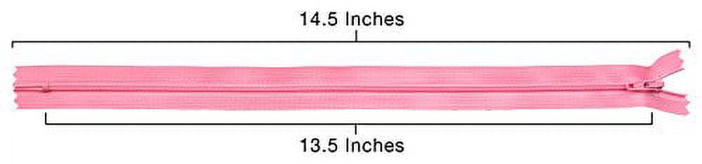 100 - YKK #3 Coil Zipper, 13.5 inch Length, Holiday Pink 515