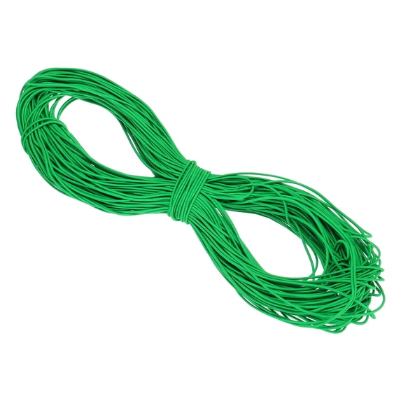 Uxcell Elastic Cord Heavy Stretch String Rope for Crafting DIY Sewing Hook Straps Camping Tie Down Strap Light Green 2.5mm x 90m