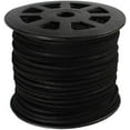thumbnail image 1 of 100 Yards Flat Faux Suede Leather Lace 3mm Micro-Fiber Leather String Cord Beading Thread with Imitation Leather for Jewelry Making Crafting Tassels Necklaces Bracelet Bowknot - Black, 1 of 6
