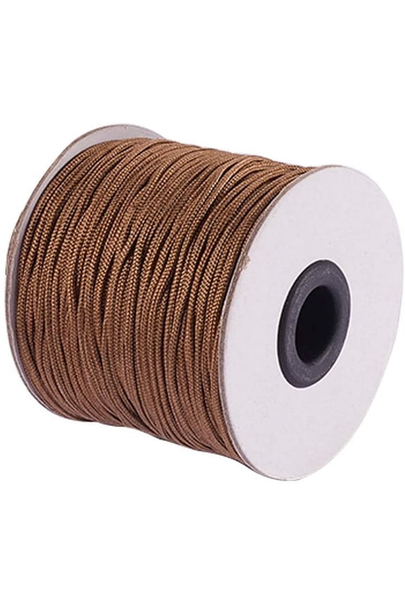 100 Yards Nylon Lift Shade Cord 1.5mm Blind Cord Replacement String Chinese Knotting Beading Thread Cord for Windows Roman Shade Repair Jewelry Making Craft Projects Camel diy