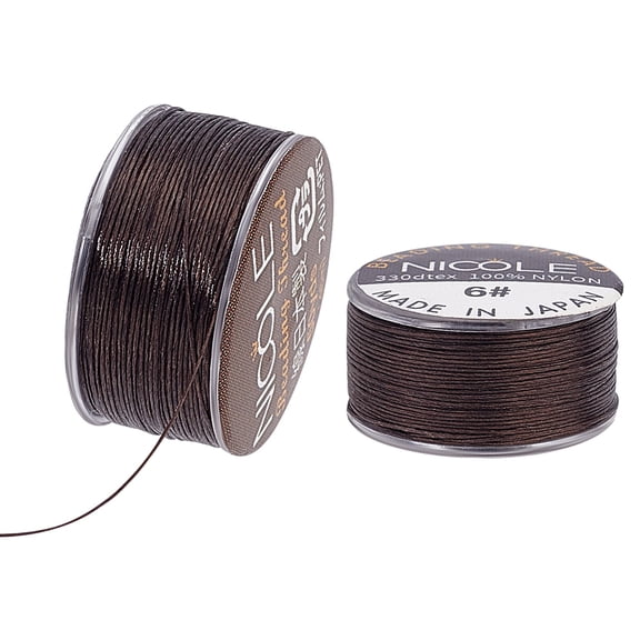 100 Yards Nylon Seed Bead String 0.1mm - Beading Jewelry Thread for Leather Stitching and Bracelet MakingDIY