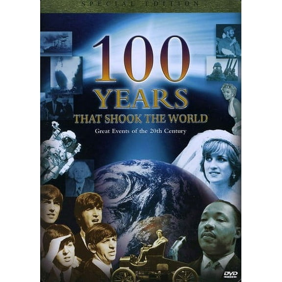 100 Years That Shook the World (DVD), Madacy Home Video, Documentary