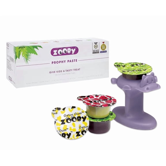 100/bx Zooby Prophy Paste Animal Pack Assorted Flavor Coarse