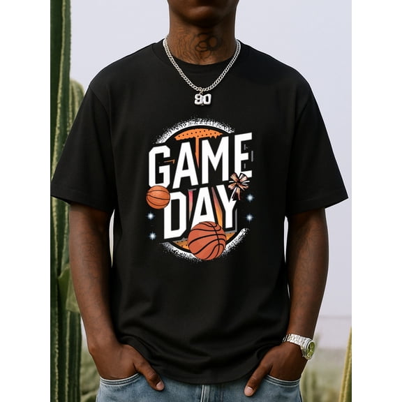100% cotton Basketball Day men's black Funny Unisex Shirt Short Sleeve tshirts Trendy Unisex Shirt Short Sleeve tshirts Basic Unisex Shirt Cotton tshirts Funny Unisex Shirt Crewneck tshirts