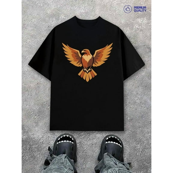 100% cotton Eagle Tee men black Retro Unisex Shirt Graphic Tee tshirts Vintage Unisex Shirt Cotton tshirts Original Unisex Shirt Cotton tshirts Original Unisex Shirt Short Sleeve tshirts