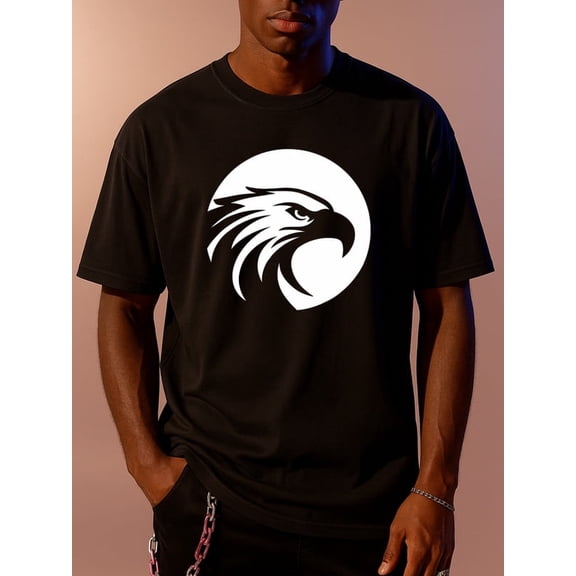 100% cotton Eagle Tee men black Retro Unisex Shirt Printed tshirts Unique Design Unisex Shirt Graphic Tee tshirts Casual Unisex Shirt Cotton tshirts Original Unisex Shirt Short Sleeve tshirts