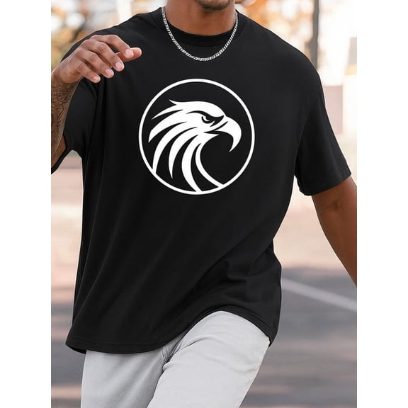 100% cotton Eagle Tee for men black Unique Design Unisex Shirt Short Sleeve tshirts Classic Unisex Shirt Cotton tshirts Basic Unisex Shirt Cotton tshirts Original Unisex Shirt Graphic tshirts