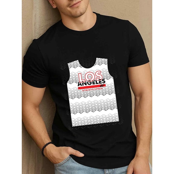100% cotton Los Angeles T mens black Classic Unisex Shirt Graphic tshirts Classic Unisex Shirt Crewneck tshirts Funny Unisex Shirt Printed tshirts Original Unisex Shirt Crewneck tshirts