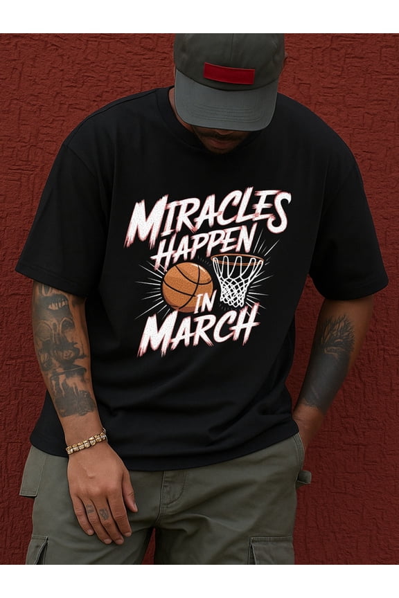 100% cotton March Madness mens black Basic Unisex Shirt Printed tshirts Casual Unisex Shirt Graphic tshirts Retro Unisex Shirt Crewneck tshirts Classic Unisex Shirt Crewneck tshirts
