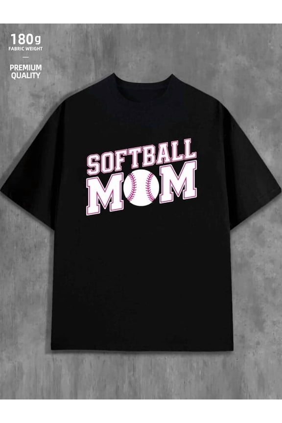 100% cotton Softball Mom for men black Trendy Unisex Shirt Crewneck tshirts Funny Unisex Shirt Graphic tshirts Original Unisex Shirt Graphic Tee tshirts Basic Unisex Shirt Graphic Tee tshirts