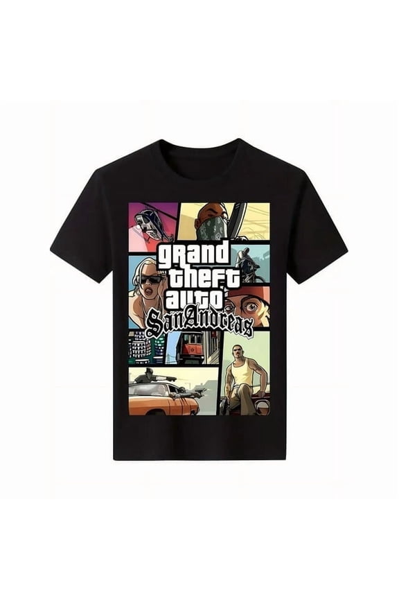 100% cotton tshirts men tee 100% cotton tshirts men tee Grand Theft Auto: San Andreas Men's T-Shirt