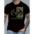thumbnail image 1 of 100% cotton tshirts men tee 1pc Men's REALTREE Camouflage Print T-Shirt - 100% Cotton Crew Neck Short Sleeve, 1 of 4