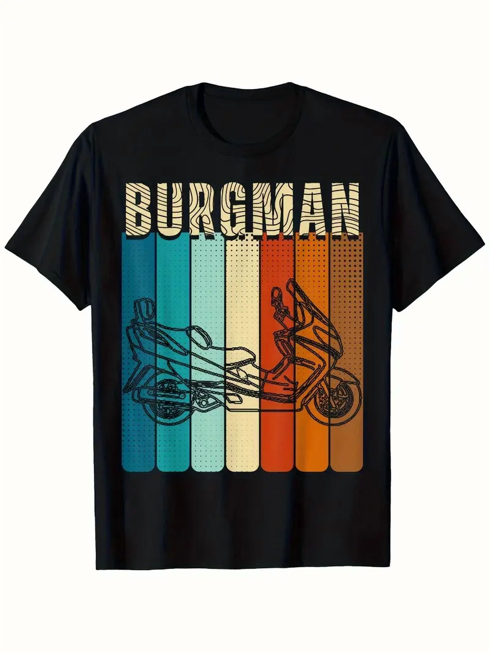 100% cotton tshirts men tee Burgman 400 Motorcycle Vintage Rider Legend 20S T Shirt - Limited Edition Unisex Motorcycle Tee,