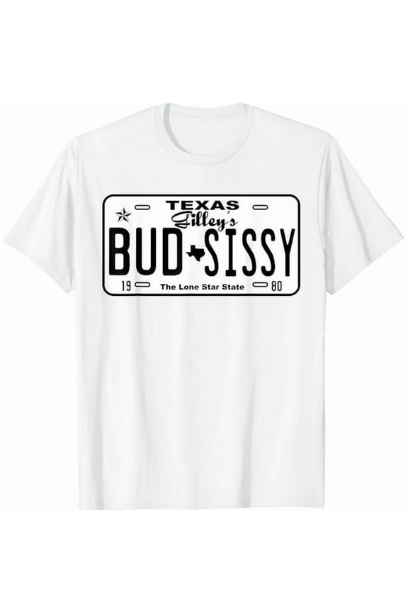 100% cotton tshirts men tee Country Love Gilley's Bud N Sissy Texas Cowboy License Gift T-Shirt