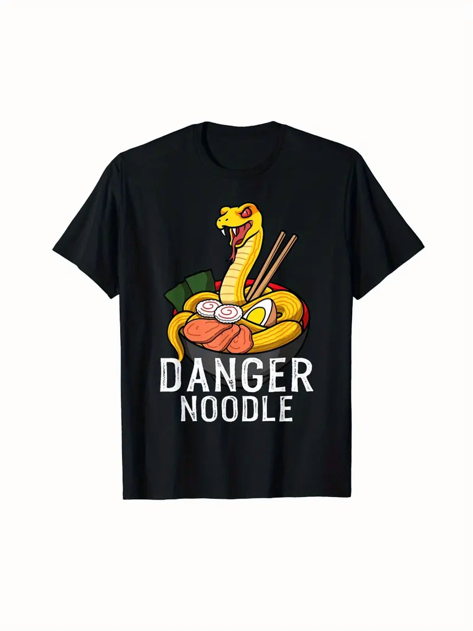 100% cotton tshirts men tee Danger Noodles Snake T-Shirt - Walmart.com