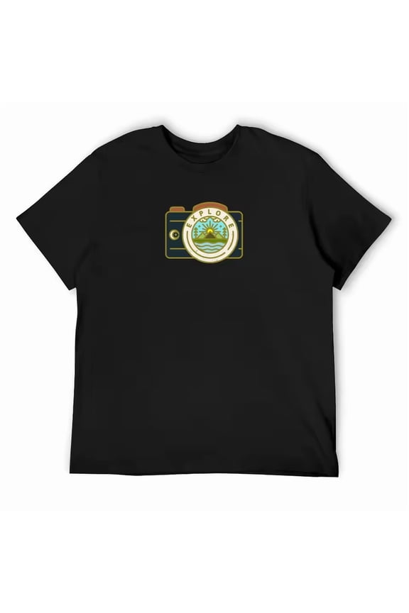 100% cotton tshirts men tee Explore T-Shirt Personalized t-shirt customizeds vintage luxury clothes men