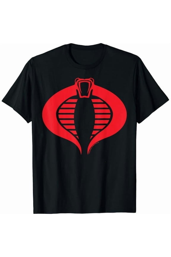 100% cotton tshirts men tee G.I. Joe Retro Silhouette Cobra Logo T-Shirt
