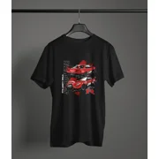 FASHION BUBBLE MAKER 100% cotton tshirts men tee GTR R35 Fan Art T-Shirt 100% Cotton JDM Godzilla Turbo Drift Unisex Tee