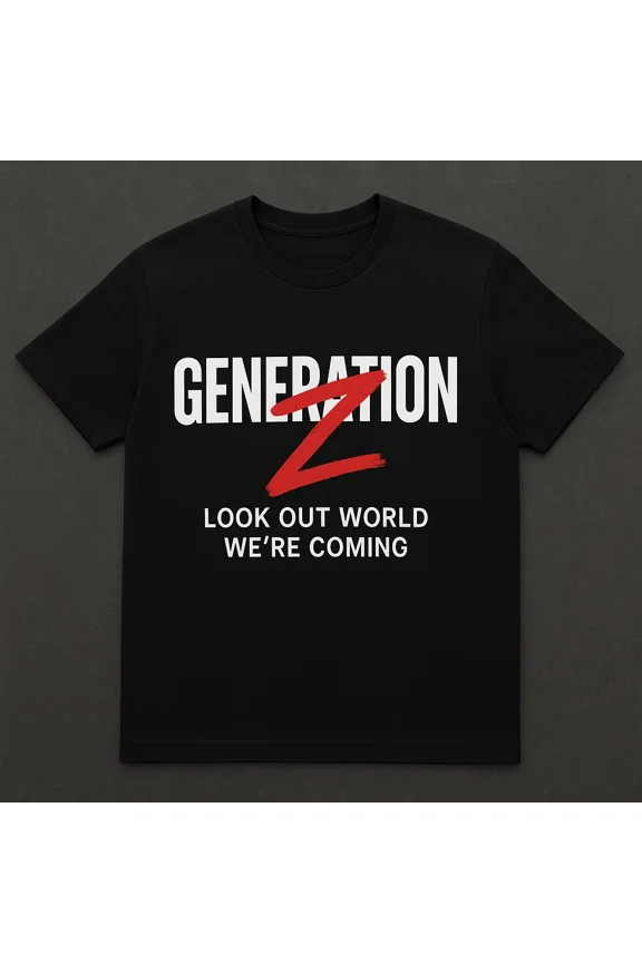 100% cotton tshirts men tee "Generation Z" T-Shirt