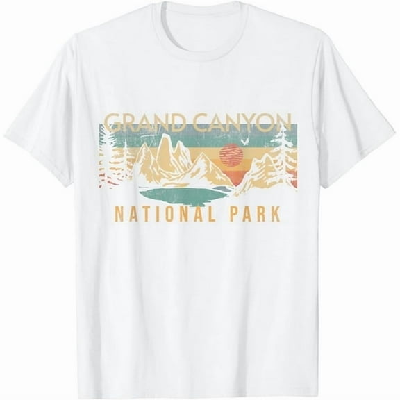 100% cotton tshirts men tee Grand Canyon National Park T-Shirt Grand Canyon National Park Arizona USA Outdoor