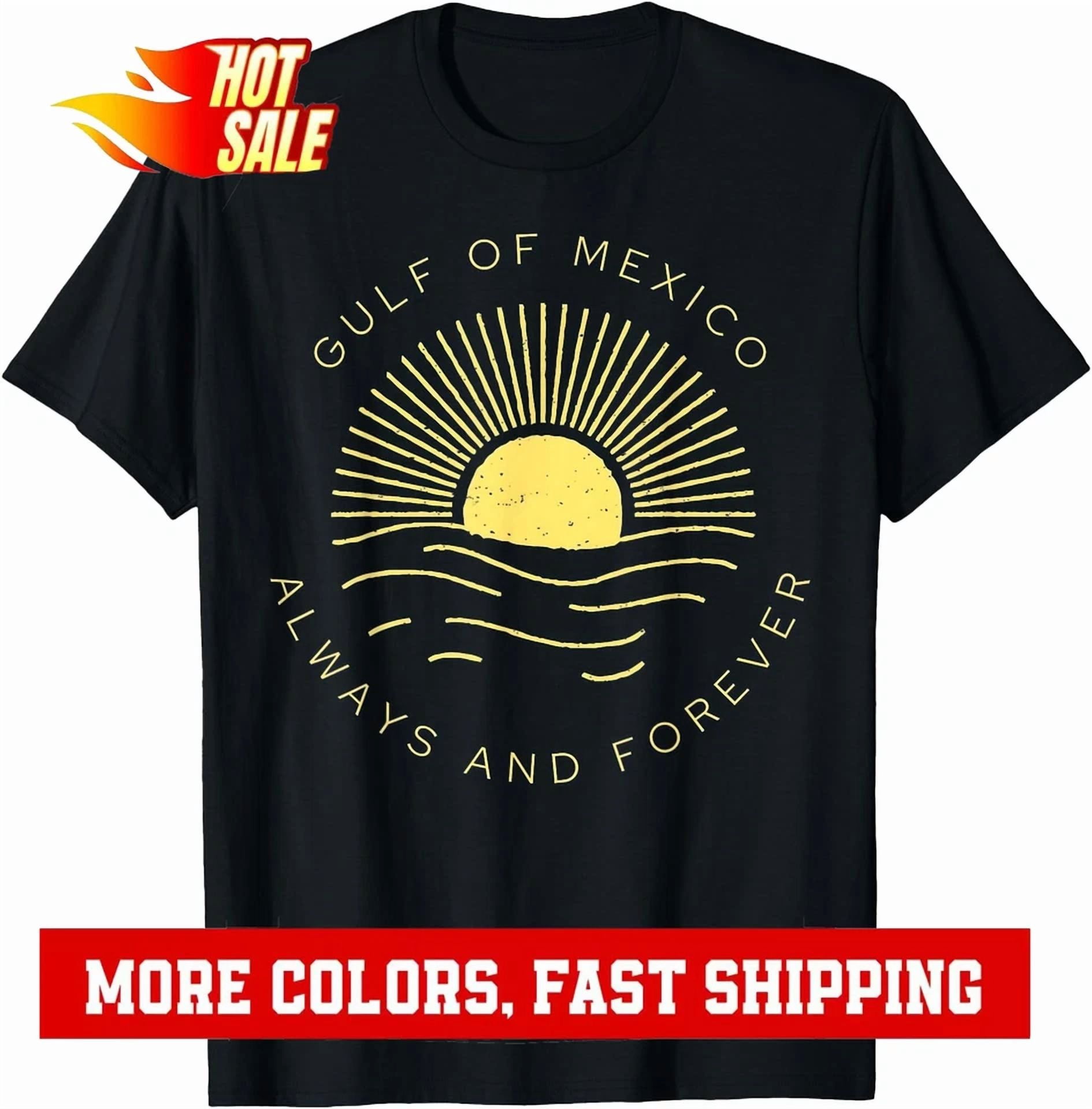 100 cotton tshirts men tee Gulf of Mexico Always & Forever Vintage