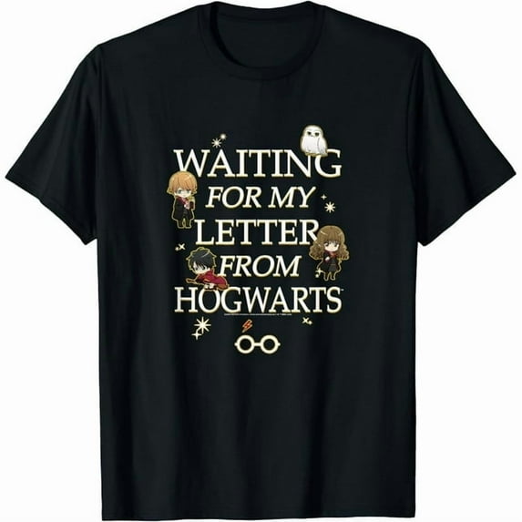 100% cotton tshirts men tee Harry Potter Waiting For My Letter From Hogwarts T-Shirt