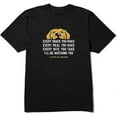 thumbnail image 1 of 100% cotton tshirts men tee Life is Good Mens Dog Lover Cotton Tee Crewneck Short Sleeve Graphic T-Shirt, I'll Be Watching You Dog, 1 of 4