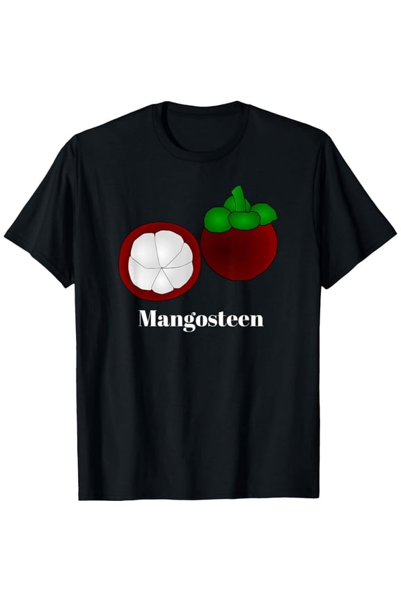 100% cotton tshirts men tee Mangosteen Unique Tropical Fruit T-shirt