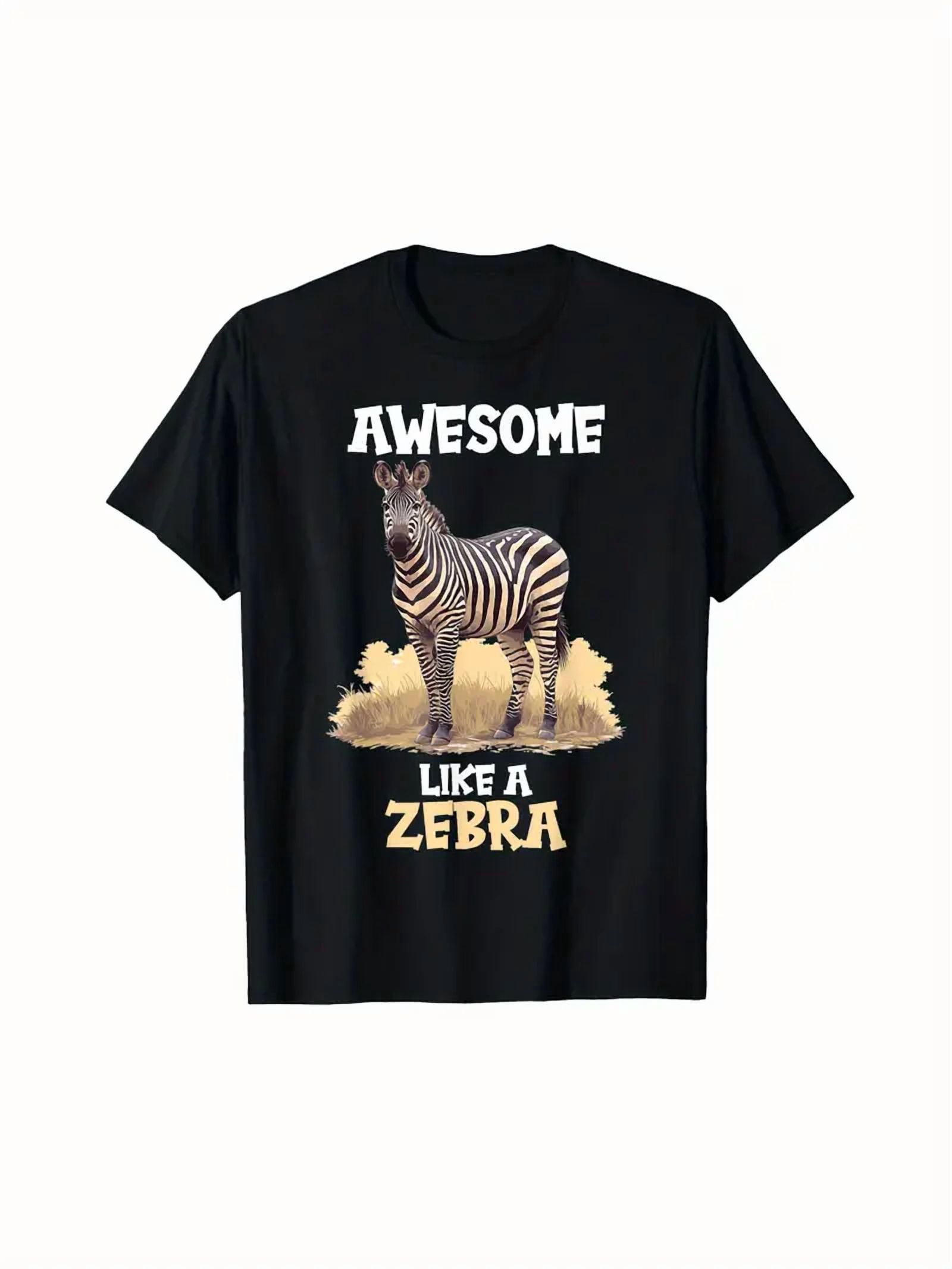 Minimal Zebra Graphic T-Shirt main image 0