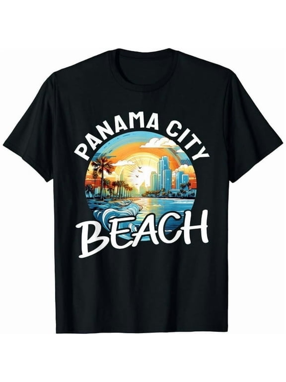 100% cotton tshirts men tee Panama City Beach Shirt - Panama City Beach T-Shirt