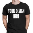 thumbnail image 1 of 100% cotton tshirts men tee Personalised Custom Your Design Here Birthday Gift Novelty Mens T-Shirts, 1 of 6