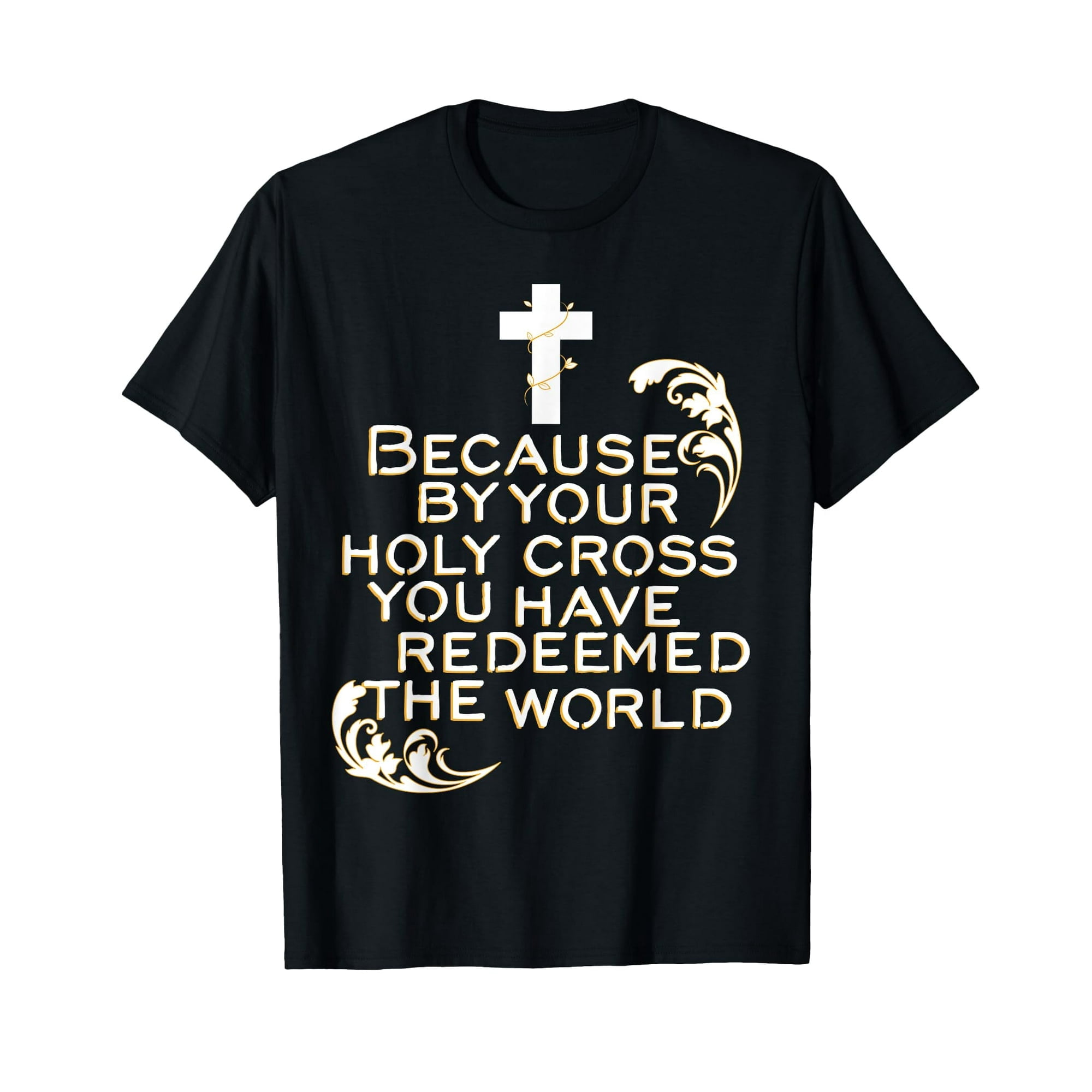 100 cotton tshirts men tee Stations of the Cross Jesus Holy Week Lent