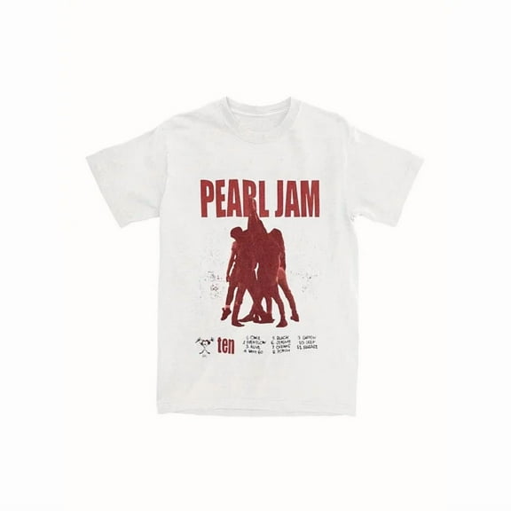 100% cotton tshirts men tee Streetwear T-shirt Kompak Pearl Jam
