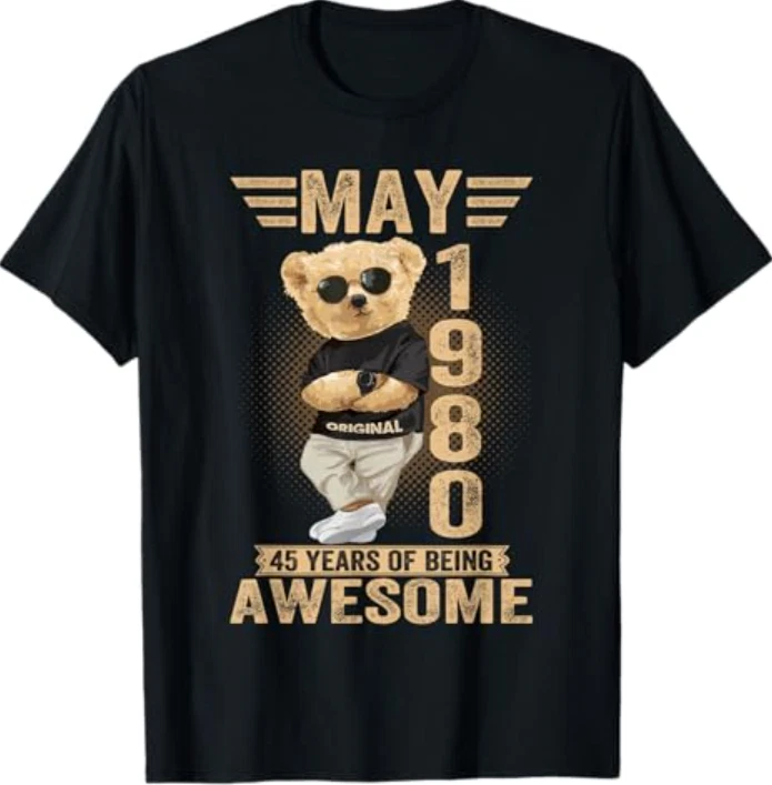 100 cotton tshirts men tee Teddy Bear TShirt