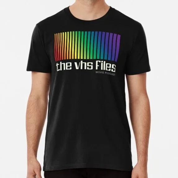 100% cotton tshirts men tee The VHS Files Spectrum Rainbow - Walmart.com