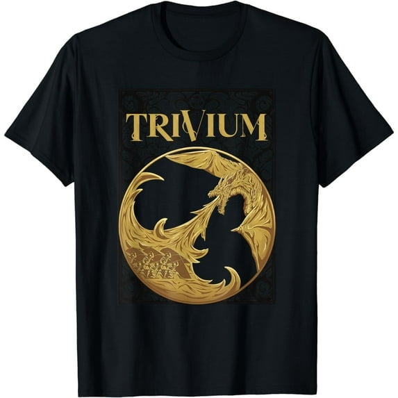 Trivium Gold Dragon Tank Top – Offizielles Band-Merchandise