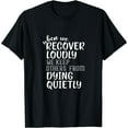 thumbnail image 1 of 100% cotton tshirts men tee When We Recover Loudly Sobriety Sober Addiction Recovery T-Shirt, 1 of 7