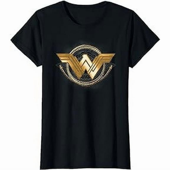 100% cotton tshirts men tee Wonder Woman Movie Golden Lasso Logo T-Shirt