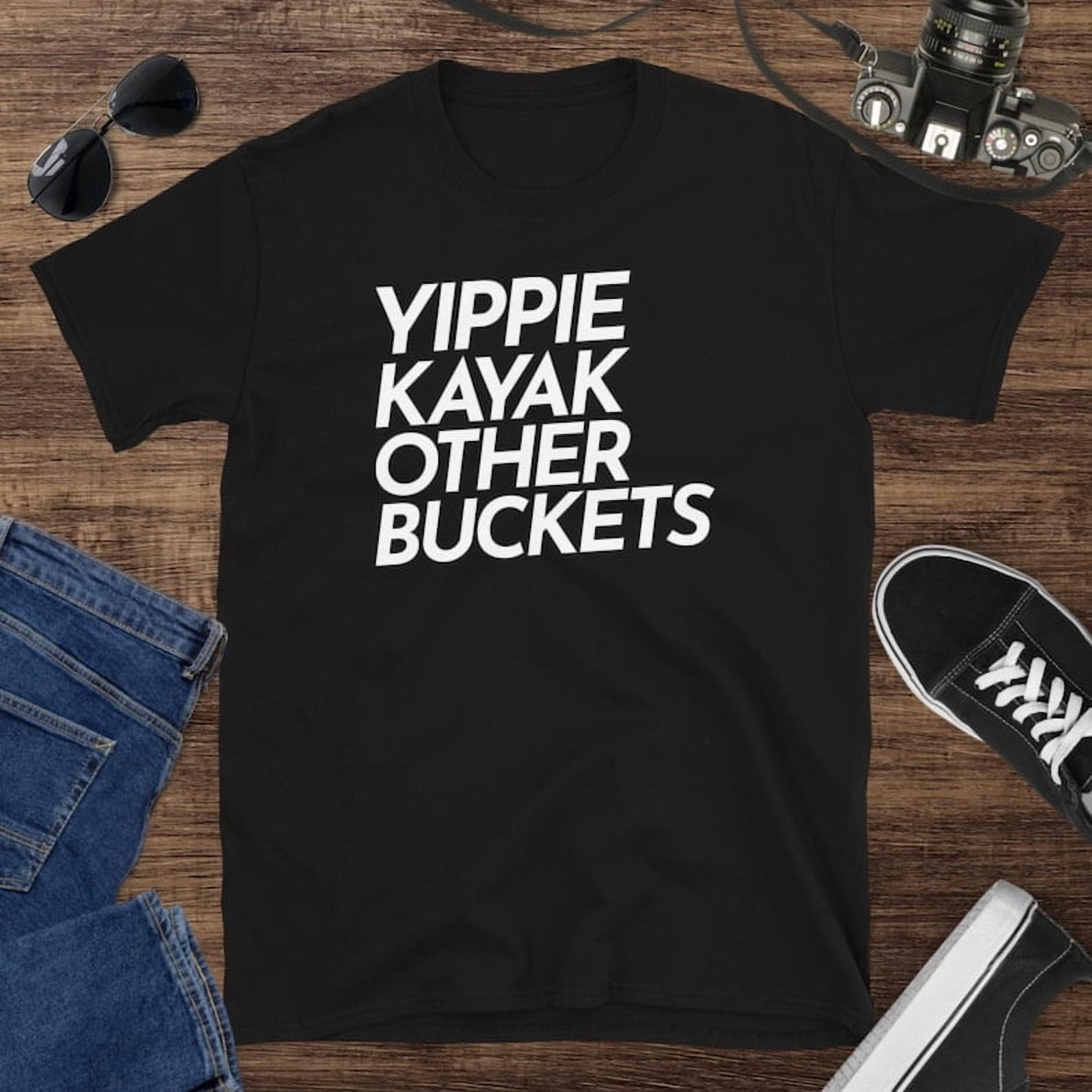 FerociTees Unisex Yippie Kayak Other Buckets Brooklyn Crewneck Sweatshirt