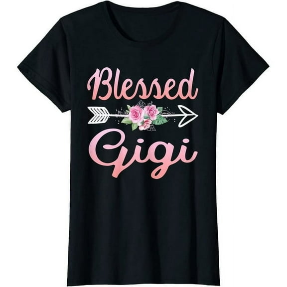 100% cotton tshirts men tee ZOCAVIA Blessed Gigi Mothers Day Grandma Women Gifts Cute T-Shirt