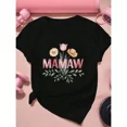 thumbnail image 1 of 100% cotton women's fashionable printed letter T-shirt, 1 of 2