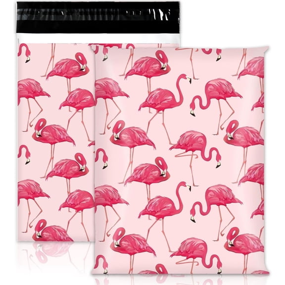 100 count Poly Mailer 10 x 13 Inch Summer Tropical Packaging Bags Self Seal Mailing Envelope Bags for Small Business Clothing