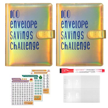 Envelope Savings Challenge Book Cash Savings Book Vividtion 100 Days Money Saving Challenge Coin Envelope Budget Storage Book Save 5 050 Budget Book Binder A6 Money Saving Envelopes 50 Cash Envelopes/17300854547 Saving