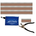 thumbnail image 1 of 100 each C1/4 Cleco Fasteners w/ Pliers and Pouch, 1 of 1