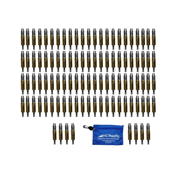 100 each CHD 3/16 Heavy Duty Cleco Fasteners with Pouch